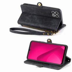 Kryty na mobil | Peňaženkové puzdro Purse case čierne – T Phone 2 | Kryty na mobil