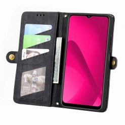Kryty na mobil | Peňaženkové puzdro Purse case čierne – T Phone 2 Pro | Kryty na mobil