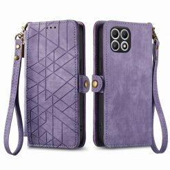 Kryty na mobil | Peňaženkové puzdro Purse case fialové – T Phone 2 | Kryty na mobil