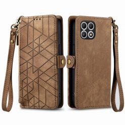 Kryty na mobil | Peňaženkové puzdro Purse case hnedé – T Phone 2 | Kryty na mobil