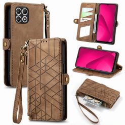 Kryty na mobil | Peňaženkové puzdro Purse case hnedé – T Phone 2 Pro | Kryty na mobil