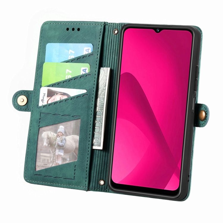 Peňaženkové puzdro Purse case zelené – T Phone 2 | Kryty na mobil Kryty na mobil | Peňaženkové puzdro Purse case zelené – T Phone 2 | Kryty na mobil