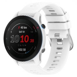 Kryty na mobil | Remienok Diamond skin Wristband biely pre Garmin Forerunner 255S (18mm) | Kryty na mobil