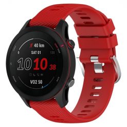 Remienok Diamond skin Wristband červený pre Garmin Forerunner 255S (18mm)