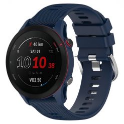 Kryty na mobil | Remienok Diamond skin Wristband tmavomodrý pre Garmin Forerunner 255S (18mm) | Kryty na mobil