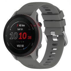 Kryty na mobil | Remienok Diamond skin Wristband tmavosivý pre Garmin Forerunner 255S (18mm) | Kryty na mobil