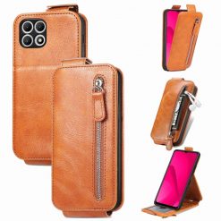 Vyklápacie puzdro Vertical flip Wallet case hnedé – T Phone 2 Pro | Kryty na mobil Kryty na mobil | Vyklápacie puzdro Vertical flip Wallet case hnedé – T Phone 2 Pro | Kryty na mobil