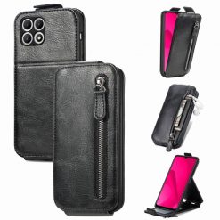 Kryty na mobil | Vyklápacie puzdro Vertical flip Wallet case čierne – T Phone 2 | Kryty na mobil