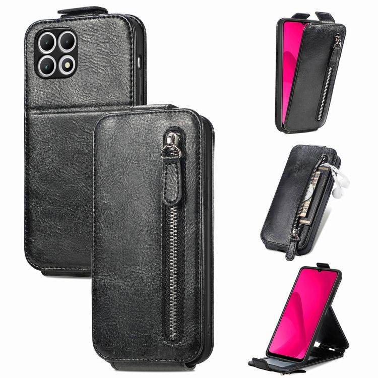 Vyklápacie puzdro Vertical flip Wallet case čierne – T Phone 2 Pro | Kryty na mobil Kryty na mobil | Vyklápacie puzdro Vertical flip Wallet case čierne – T Phone 2 Pro | Kryty na mobil
