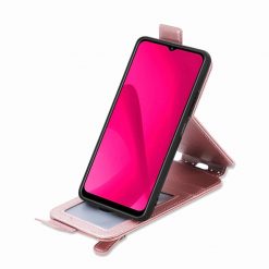 Kryty na mobil | Vyklápacie puzdro Vertical flip Wallet case ružové – T Phone 2 Pro | Kryty na mobil