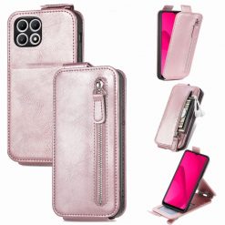 Kryty na mobil | Vyklápacie puzdro Vertical flip Wallet case ružové – T Phone 2 Pro | Kryty na mobil