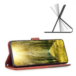 Kryty na mobil | Knižkové puzdro Rhombus hnedé – HMD Pulse / Pulse+ / Pulse Pro | Kryty na mobil