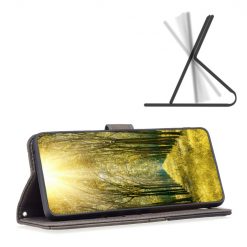Kryty na mobil | Knižkové puzdro Rhombus sivé – Oppo Reno 12 Pro | Kryty na mobil