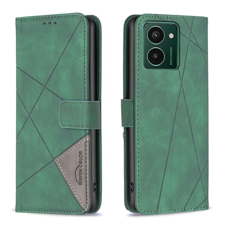 Knižkové puzdro Rhombus zelené – HMD Pulse / Pulse+ / Pulse Pro | Kryty na mobil Kryty na mobil | Knižkové puzdro Rhombus zelené – HMD Pulse / Pulse+ / Pulse Pro | Kryty na mobil