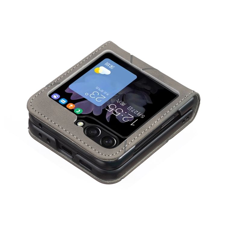 Kryt Rhombus sivý – Samsung Galaxy Z Flip 6 / Z Flip 7 FE | Kryty na mobil Kryty na mobil | Kryt Rhombus sivý – Samsung Galaxy Z Flip 6 / Z Flip 7 FE | Kryty na mobil