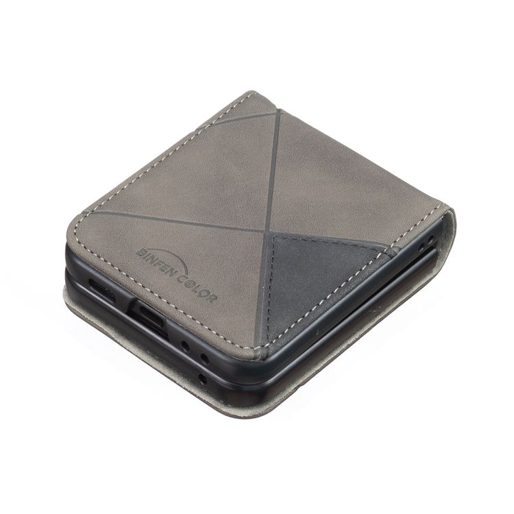 Kryt Rhombus sivý – Samsung Galaxy Z Flip 6 / Z Flip 7 FE | Kryty na mobil Kryty na mobil | Kryt Rhombus sivý – Samsung Galaxy Z Flip 6 / Z Flip 7 FE | Kryty na mobil