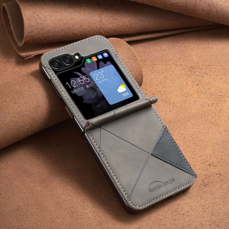 Kryt Rhombus sivý – Samsung Galaxy Z Flip 6 / Z Flip 7 FE | Kryty na mobil Kryty na mobil | Kryt Rhombus sivý – Samsung Galaxy Z Flip 6 / Z Flip 7 FE | Kryty na mobil