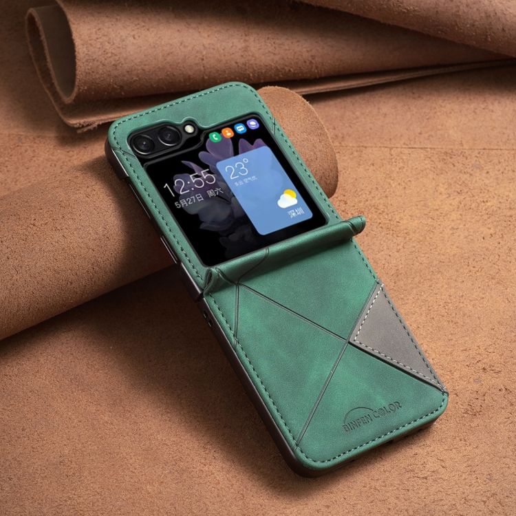 Kryt Rhombus zelený – Samsung Galaxy Z Flip 6 / Z Flip 7 FE | Kryty na mobil Kryty na mobil | Kryt Rhombus zelený – Samsung Galaxy Z Flip 6 / Z Flip 7 FE | Kryty na mobil