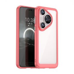 Ochranný kryt Colorful Acrylic case červený – Huawei Pura 70 Pro