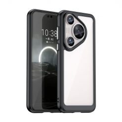 Ochranný kryt Colorful Acrylic case čierny – Huawei Pura 70 Pro