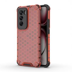 Kryty na mobil | Odolný kryt Honeycomb Armor červený – Oppo Reno 12 | Kryty na mobil