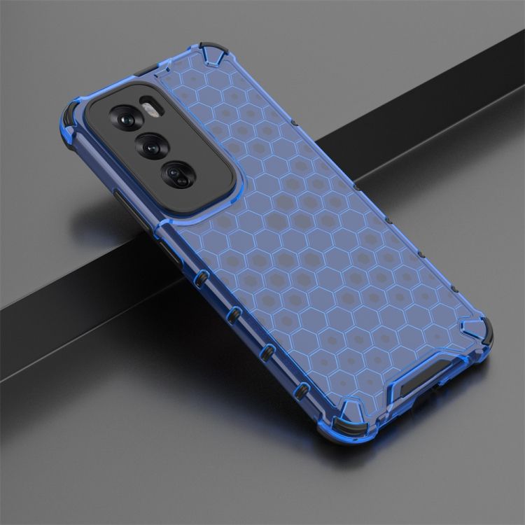 Odolný kryt Honeycomb Armor modrý – Oppo Reno 12 Pro | Kryty na mobil Kryty na mobil | Odolný kryt Honeycomb Armor modrý – Oppo Reno 12 Pro | Kryty na mobil