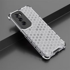 Kryty na mobil | Odolný kryt Honeycomb Armor transparentný – Oppo Reno 12 Pro | Kryty na mobil