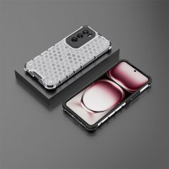 Kryty na mobil | Odolný kryt Honeycomb Armor transparentný – Oppo Reno 12 Pro | Kryty na mobil