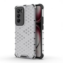 Kryty na mobil | Odolný kryt Honeycomb Armor transparentný – Oppo Reno 12 Pro | Kryty na mobil