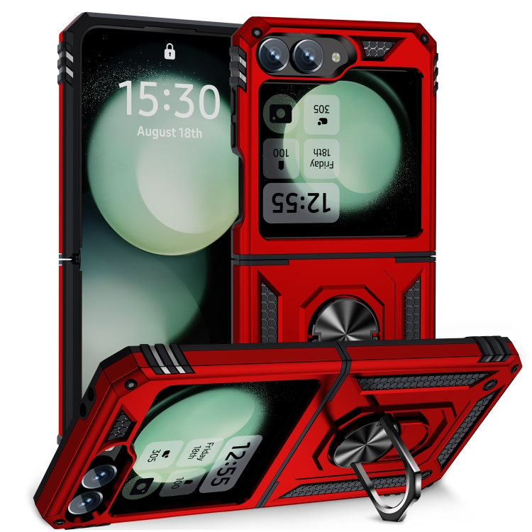 Odolný Kryt Ring Armor case červený – Samsung Galaxy Z Flip 6 / Z Flip 7 FE | Kryty na mobil Kryty na mobil | Odolný Kryt Ring Armor case červený – Samsung Galaxy Z Flip 6 / Z Flip 7 FE | Kryty na mobil