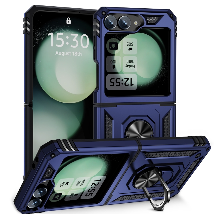 Odolný Kryt Ring Armor case modrý – Samsung Galaxy Z Flip 6 / Z Flip 7 FE | Kryty na mobil Kryty na mobil | Odolný Kryt Ring Armor case modrý – Samsung Galaxy Z Flip 6 / Z Flip 7 FE | Kryty na mobil