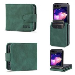 Kryty na mobil | Peňaženkové puzdro AZNS Dream zelené – Samsung Galaxy Z Flip 6 / Z Flip 7 FE | Kryty na mobil