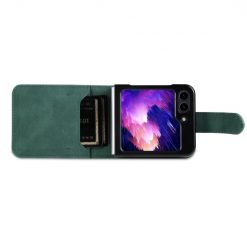 Kryty na mobil | Peňaženkové puzdro AZNS Dream zelené – Samsung Galaxy Z Flip 6 / Z Flip 7 FE | Kryty na mobil