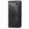 Kryty na mobil | Peňaženkové puzdro Embossing Pattern Mandala Flower zelené – T Phone 2 Pro | Kryty na mobil