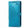 Kryty na mobil | Peňaženkové puzdro Embossing Pattern Mandala Flower fialové – T Phone 2 Pro | Kryty na mobil