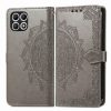 Kryty na mobil | Peňaženkové puzdro Embossing Pattern Mandala Flower ružové – T Phone 2 | Kryty na mobil