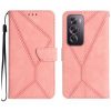 Peňaženkové puzdro Embossing Pattern Stitchy case hnedé – Oppo Reno 12 Pro | Kryty na mobil Kryty na mobil | Peňaženkové puzdro Embossing Pattern Stitchy case hnedé – Oppo Reno 12 Pro | Kryty na mobil