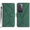 Kryty na mobil | Peňaženkové puzdro Embossing Pattern Stitchy case čierne – Oppo Reno 12 Pro | Kryty na mobil