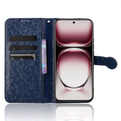 Peňaženkové puzdro Honeycomb Dot Texture Case modré – Oppo Reno 12 Pro | Kryty na mobil Kryty na mobil | Peňaženkové puzdro Honeycomb Dot Texture Case modré – Oppo Reno 12 Pro | Kryty na mobil