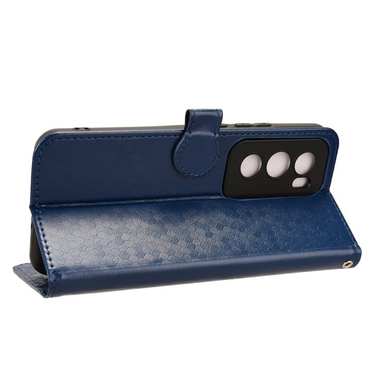 Peňaženkové puzdro Honeycomb Dot Texture Case modré – Oppo Reno 12 Pro | Kryty na mobil Kryty na mobil | Peňaženkové puzdro Honeycomb Dot Texture Case modré – Oppo Reno 12 Pro | Kryty na mobil