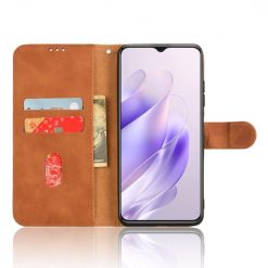 Kryty na mobil | Peňaženkové puzdro Solid hnedé – Oukitel C37 | Kryty na mobil