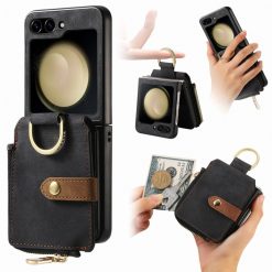 Peňaženkové puzdro Unique Wallet čierne – Samsung Galaxy Z Flip 6 / Z Flip 7 FE | Kryty na mobil Kryty na mobil | Peňaženkové puzdro Unique Wallet čierne – Samsung Galaxy Z Flip 6 / Z Flip 7 FE | Kryty na mobil