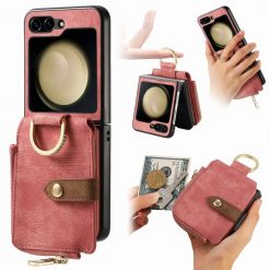 Peňaženkové puzdro Unique Wallet ružové – Samsung Galaxy Z Flip 6 / Z Flip 7 FE | Kryty na mobil Kryty na mobil | Peňaženkové puzdro Unique Wallet ružové – Samsung Galaxy Z Flip 6 / Z Flip 7 FE | Kryty na mobil