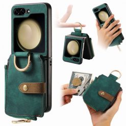 Peňaženkové puzdro Unique Wallet zelené – Samsung Galaxy Z Flip 6 / Z Flip 7 FE | Kryty na mobil Kryty na mobil | Peňaženkové puzdro Unique Wallet zelené – Samsung Galaxy Z Flip 6 / Z Flip 7 FE | Kryty na mobil
