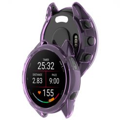 Kryty na mobil | Puzdro Ring case fialové pre Garmin Forerunner 165 | Kryty na mobil