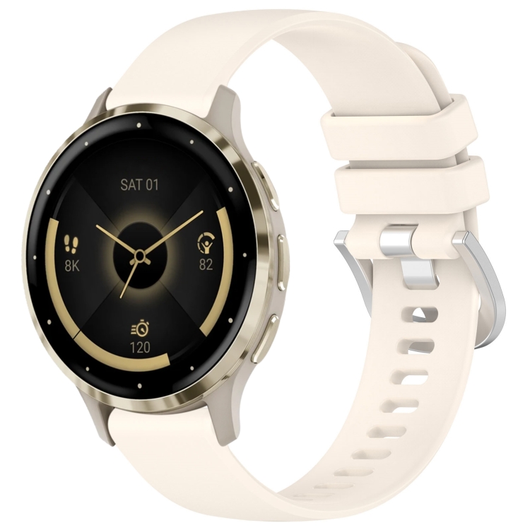 Remienok Solid Wristband béžový pre Garmin Venu 3S | Kryty na mobil Kryty na mobil | Remienok Solid Wristband béžový pre Garmin Venu 3S | Kryty na mobil