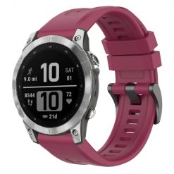 Remienok Solid Wristband bordový pre Garmin Fenix 7 Pro