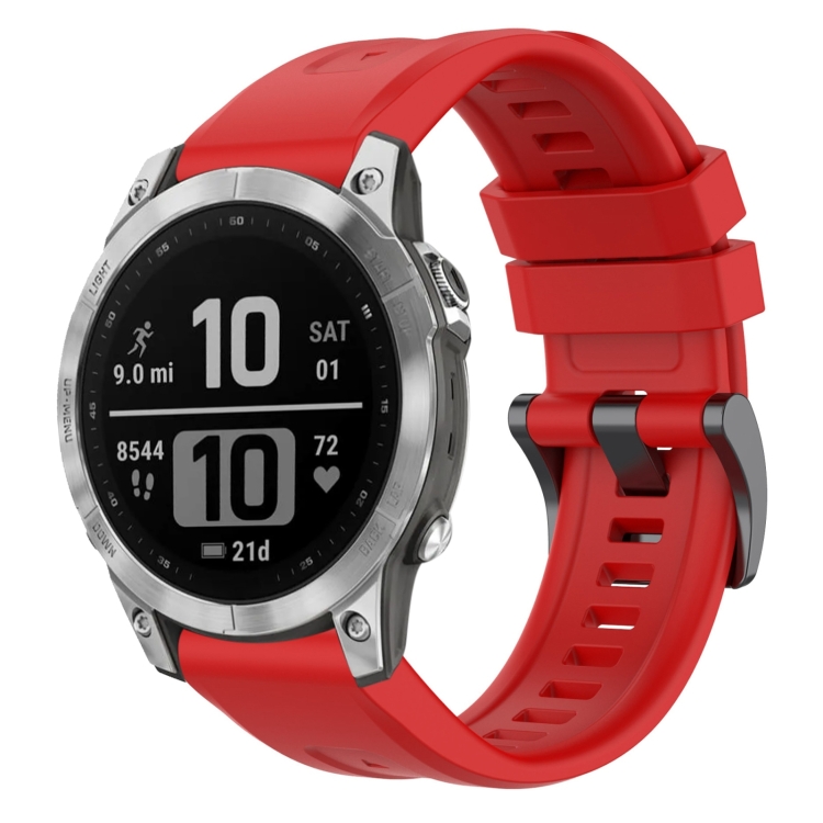 Remienok Solid Wristband červený pre Garmin Fenix 7 Pro | Kryty na mobil Kryty na mobil | Remienok Solid Wristband červený pre Garmin Fenix 7 Pro | Kryty na mobil
