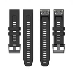 Kryty na mobil | Remienok Solid Wristband čierny pre Garmin Fenix 7 Pro | Kryty na mobil