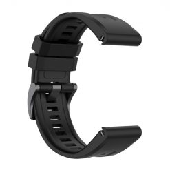 Kryty na mobil | Remienok Solid Wristband čierny pre Garmin Fenix 7 Solar | Kryty na mobil